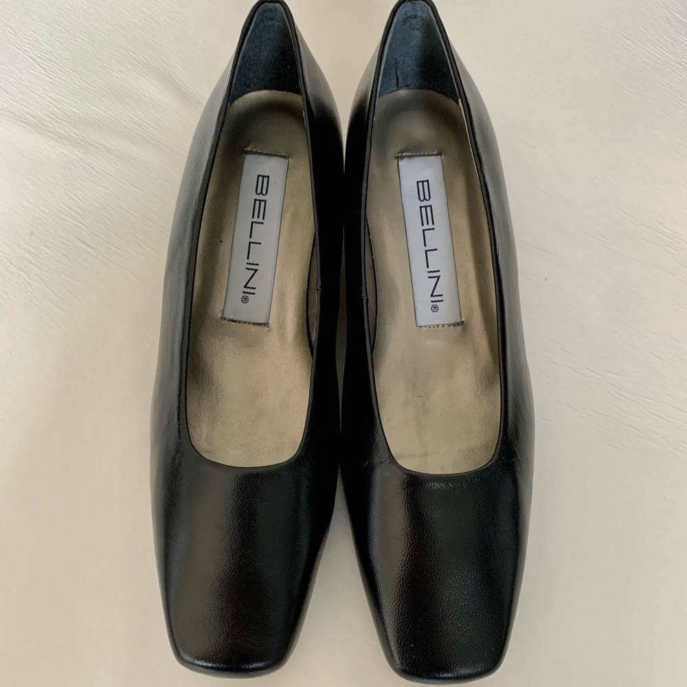 Bellini Black “Jill” Square Toe Heel